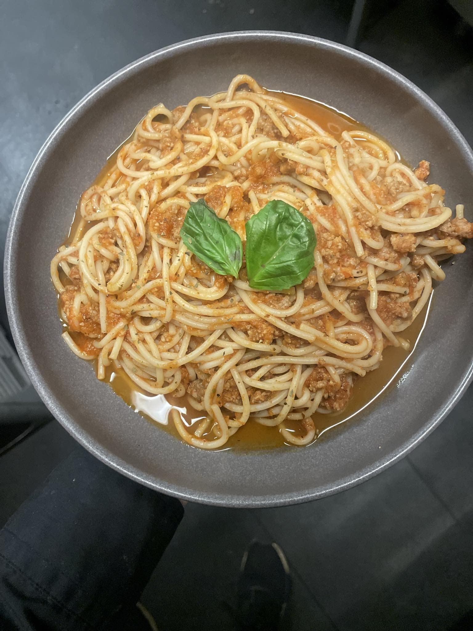 Penne bolognese